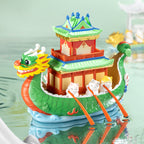 Dragon Boat Festival Night Light Large Dragon Boat Ornaments Personalized Gifts-1