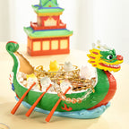 Dragon Boat Festival Night Light Large Dragon Boat Ornaments Personalized Gifts-5