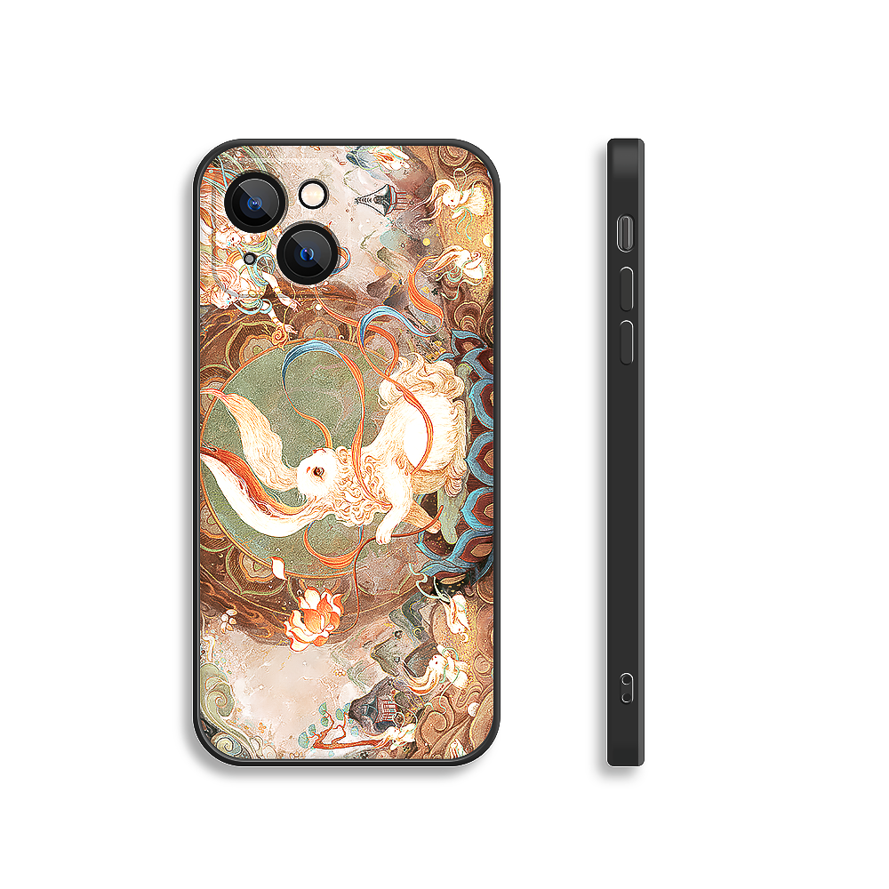 Dunhuang Rabbit Silicone Phone Case-2