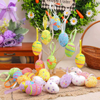 Easter Egg Hanging Decor Pendant Holiday Party Decorations-1