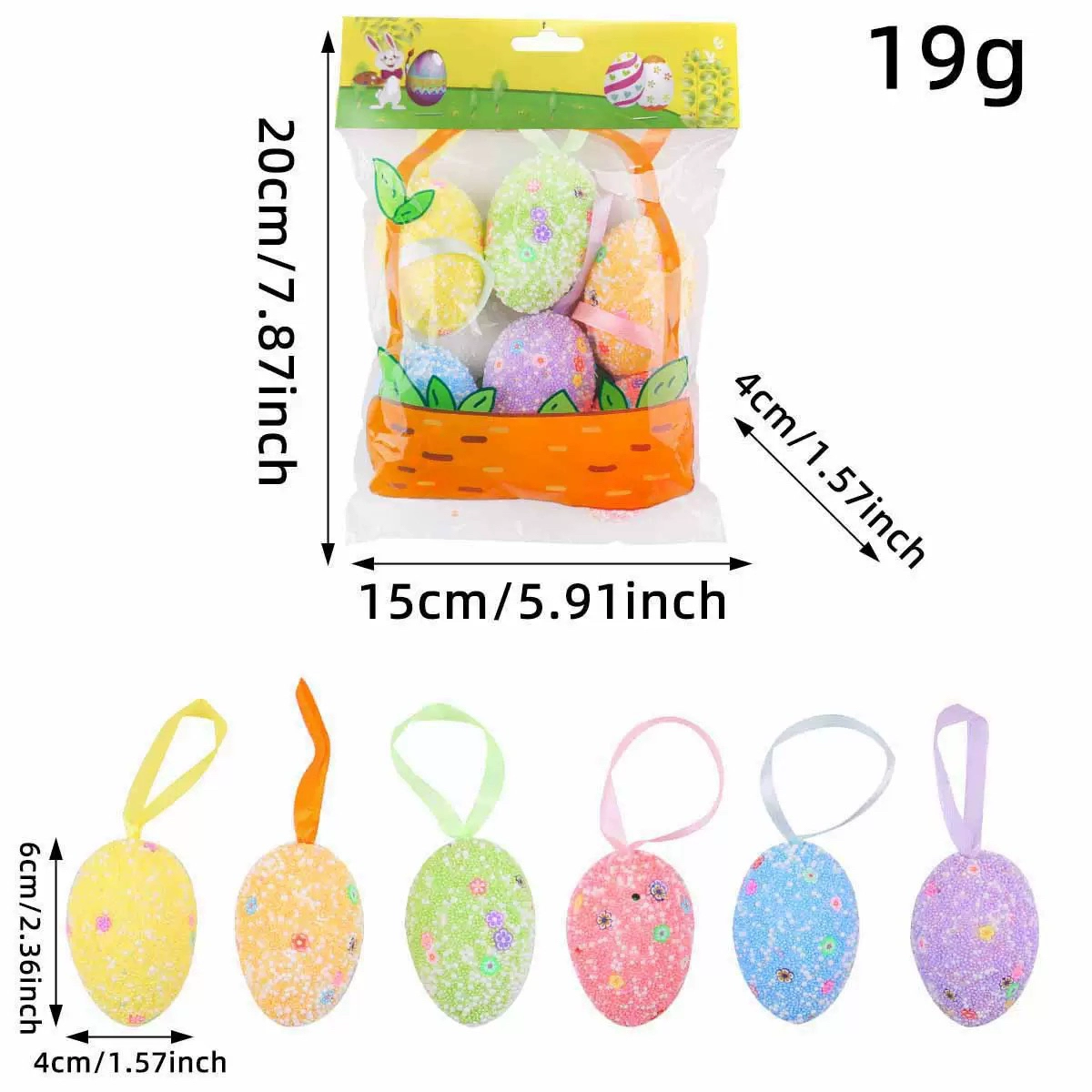 Easter Egg Hanging Decor Pendant Holiday Party Decorations-8