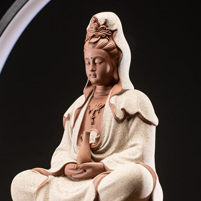 Guanyin Bodhisattva Ceramic Ornament-4