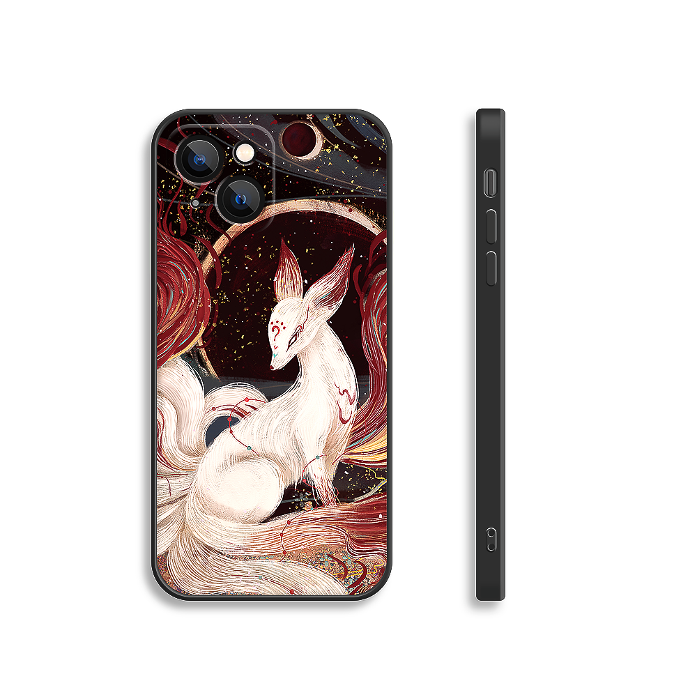 Nine-Tailed Fox Silicone Phone Case-2