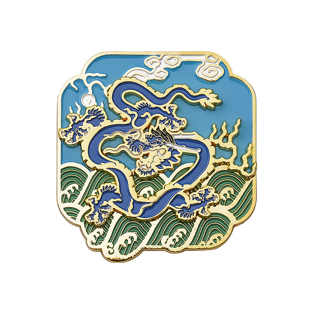 Nine Dragon Wall Fridge Magnet-1