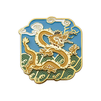 Nine Dragon Wall Fridge Magnet-3