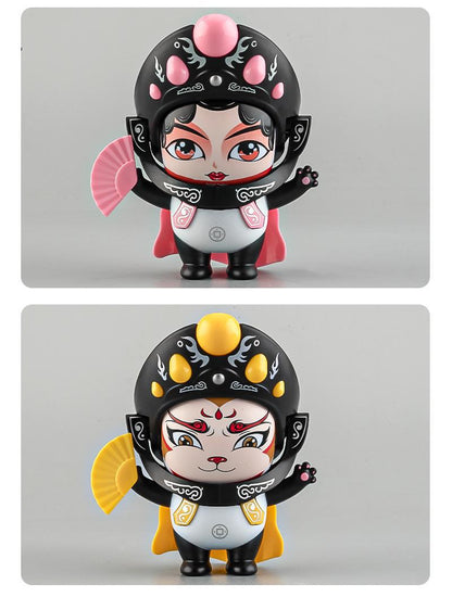 Chinese face-changing Sichuan opera doll 8-faced national quintessence cultural doll national trend panda doll toy