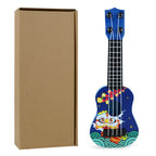 Guochao Lion Dance Ukulele Music Enlightenment Instrument Children's Small Guitar Model Toy