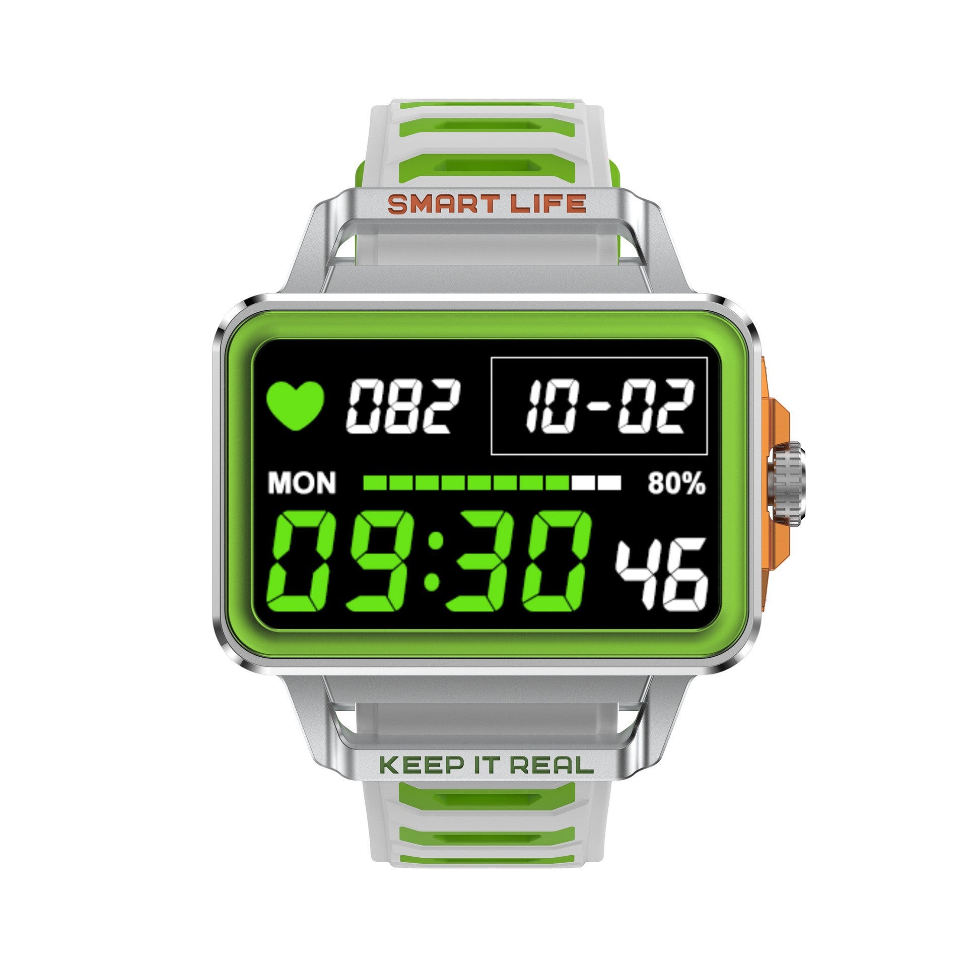 S666 Bluetooth smart watch - dynamic dial, sports pedometer, heart rate monitoring, information reminder, music function