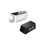 3 in 1 wireless charger with alarm clock, watch, earphone and mobile phone wireless charger