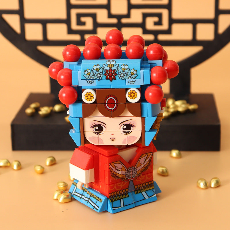 Chinese style character building blocks building blocks children's toys educational enlightenment toys