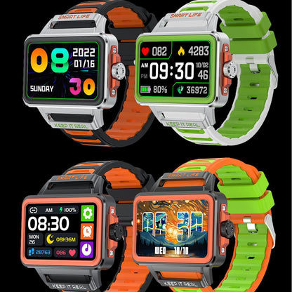 S666 Bluetooth smart watch - dynamic dial, sports pedometer, heart rate monitoring, information reminder, music function