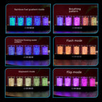 RGB Quasi Nixie Tube Clock Desktop Creative Ornaments Digital Clock