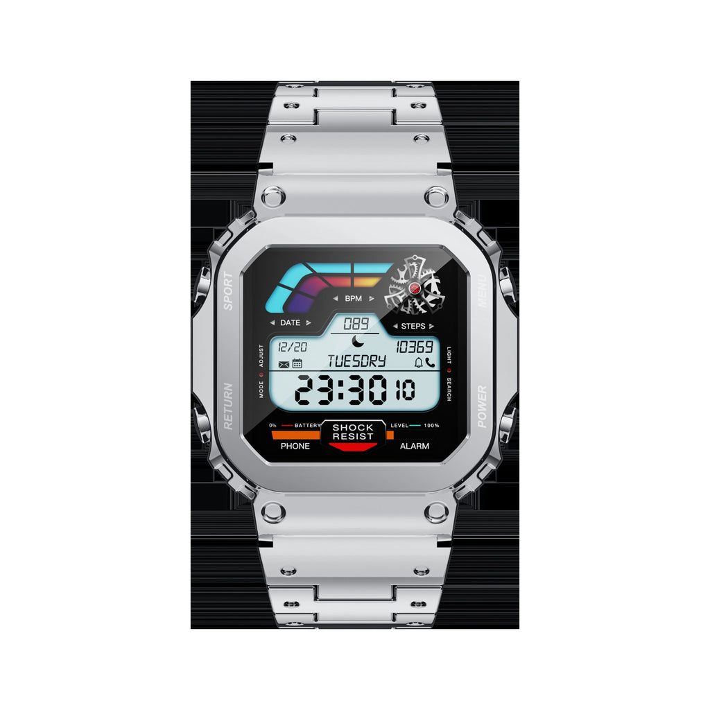 AW39 Bluetooth Call Sports Smart Watch - Health Management, Retro Fashion Design