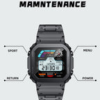 AW39 Bluetooth Call Sports Smart Watch - Health Management, Retro Fashion Design