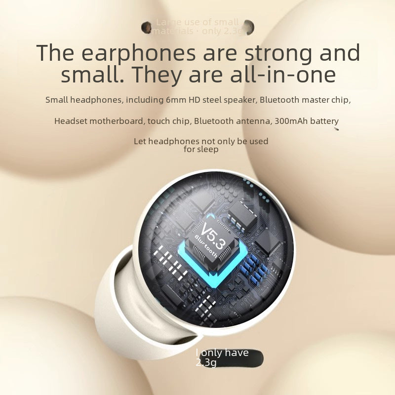 Mini Wireless In-ear Sleep Noise Cancelling Bluetooth Headphones