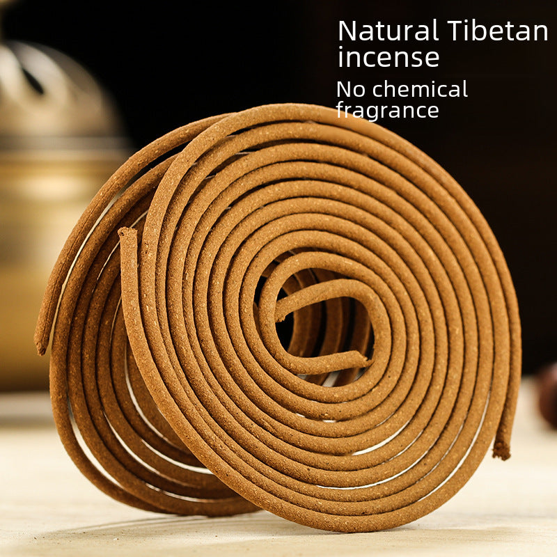 Tibetan secret incense coil Tibetan incense Tibetan sandalwood natural Ruyi incense