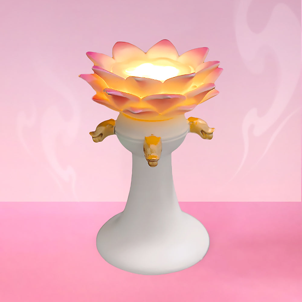 Lotus Lamp Fridge Magnet Elegant Chinese Lantern Decor-1