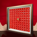 Paper Cut 3D Painting Hundred Blessings Non-legacy Paper Art Decoration-3