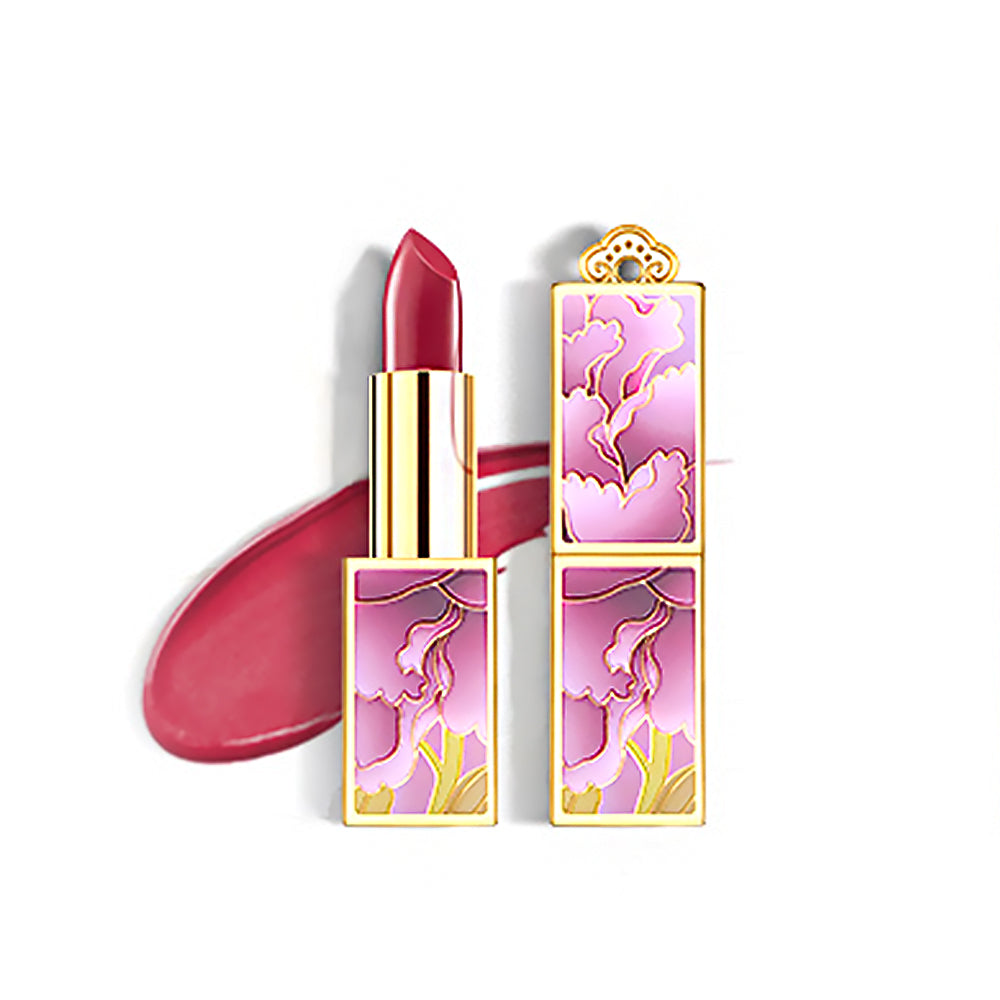 Peony Series Lipstick-Bean Paste Red-1