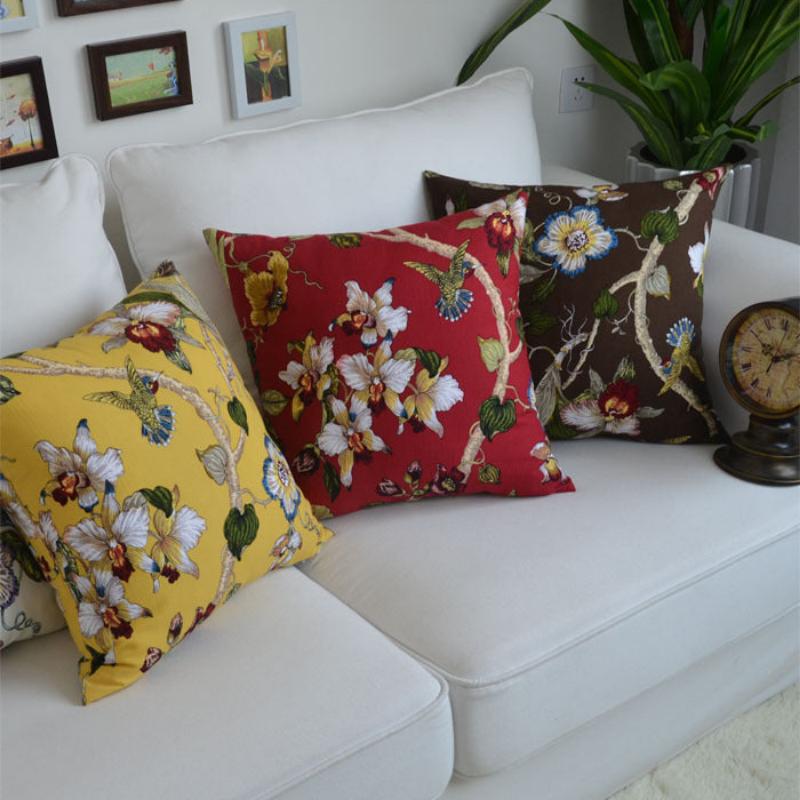 Chinese Style Embroidered Pillow Cover-1