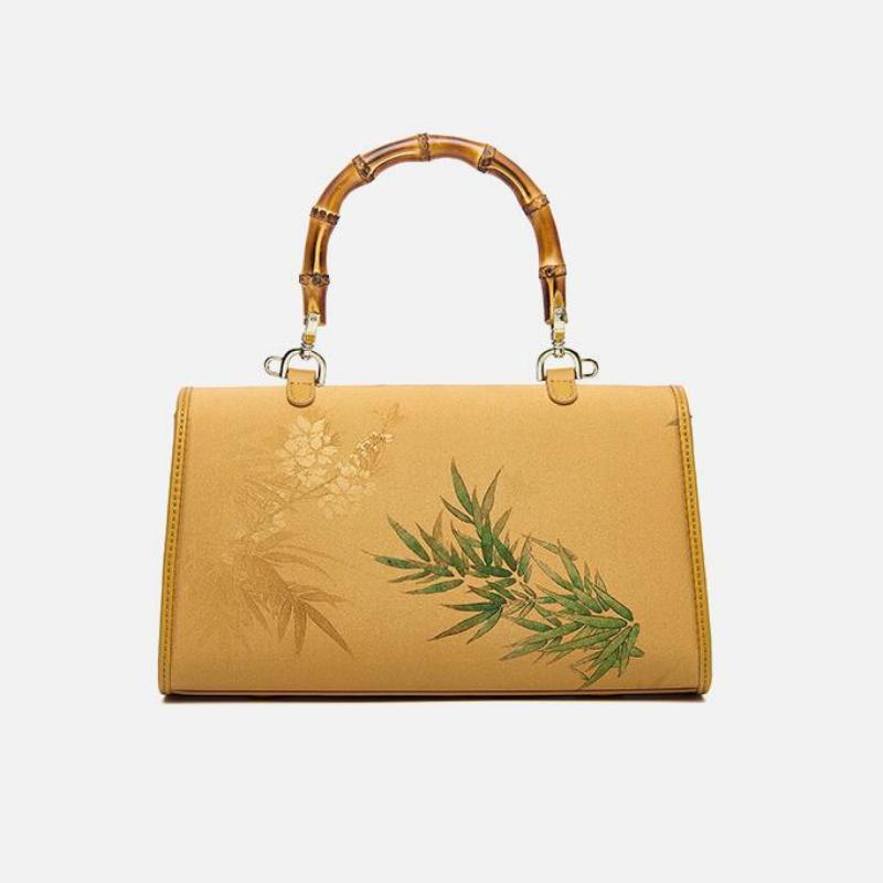 Retro Silk Bamboo Tassel Handbag-6