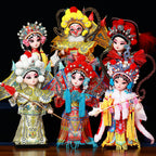 Silk Figurine Chinese Opera Doll Souvenir Gifts for Collectors & Elders-1