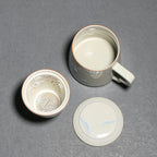 Vintage Tea Cup Hand-painted Far Mountain Tea Separate Cup-5