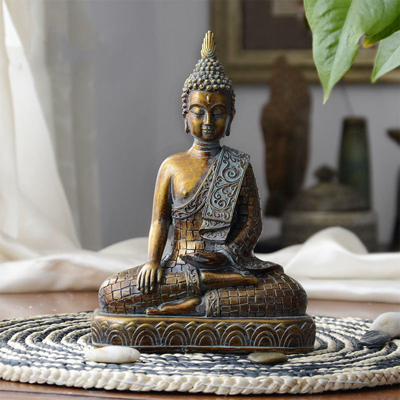 Zen Peace Buddha Statue Feng Shui Ornaments-4