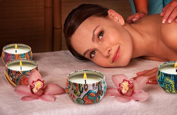 Soybean Wax Dried Floral Fragrance Candle Set