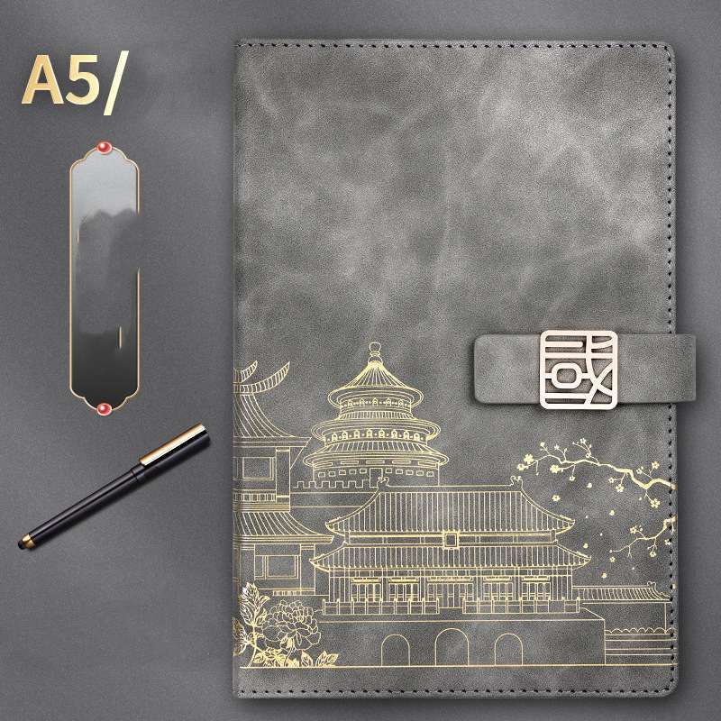 Chinese Style Palace Museum A5 Notebook Gift Box Set