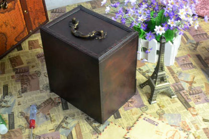 Chinese style retro solid wood jewelry storage box