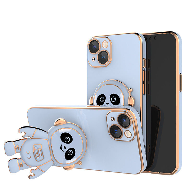 Panda Astronaut iPhone 14 Series Lazy Mobile Phone Case Holder