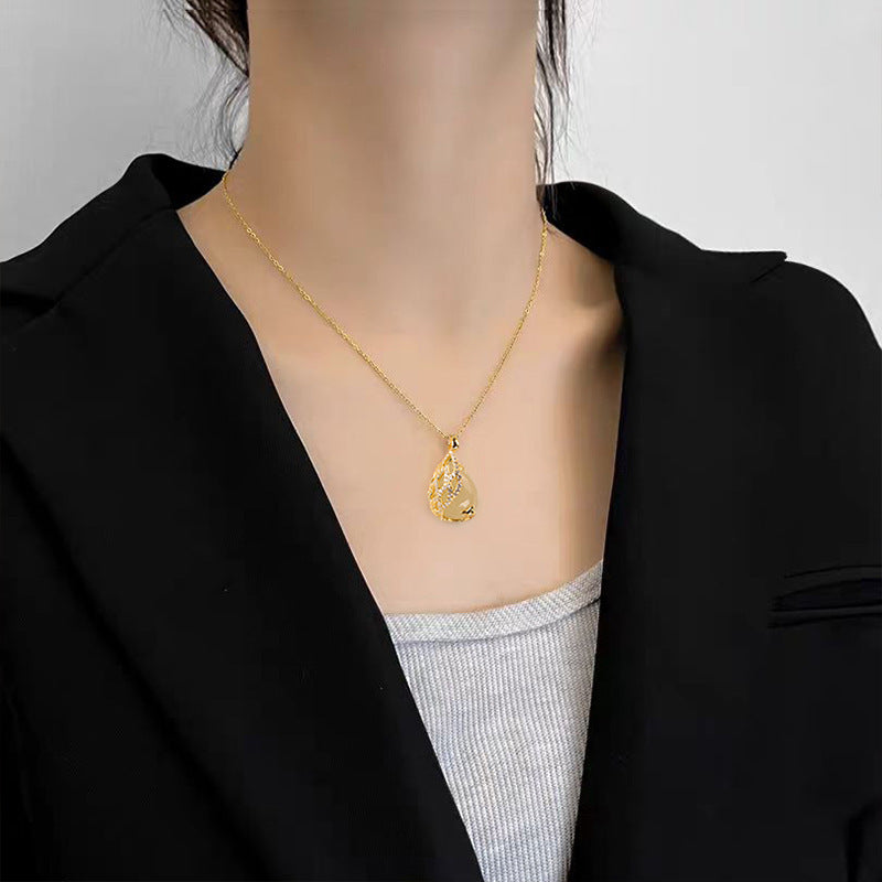 925 Silver Necklace New Chinese Fashion All-match Clavicle Chain