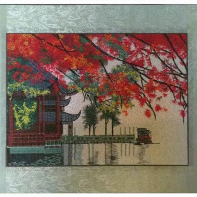 Classic Landscape Embroidery Decorative Painting-5