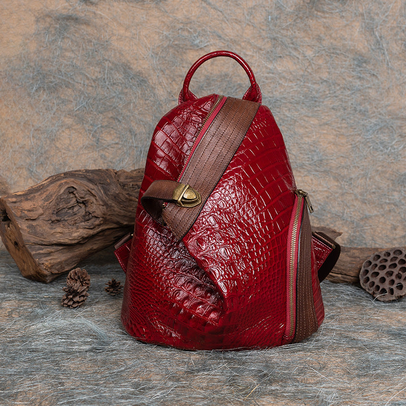 Embossed Leather Bag