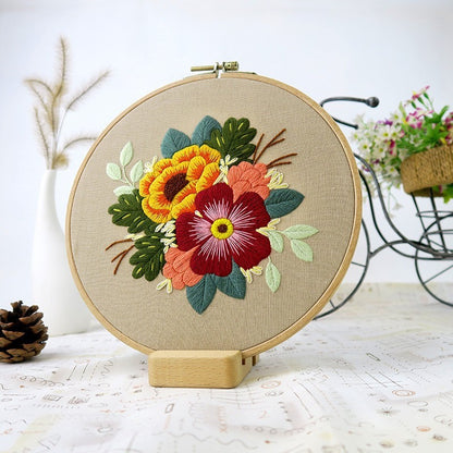 Lu Embroidery Handmade Embroidery Diy Hanging Painting Material Package