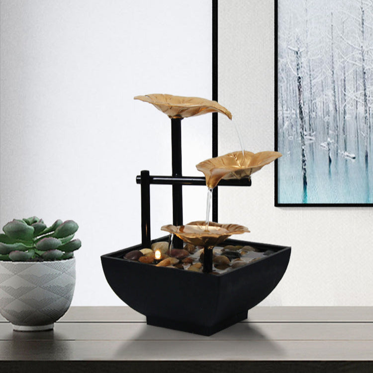 Desktop Feng Shui Rotating Water Fountain Ornament