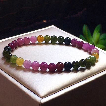 Chinese Color Tourmaline Jade Bracelet Special-interest Design