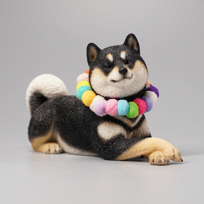 Horizontal Shiba Inu model ornaments BYD car interior decoration