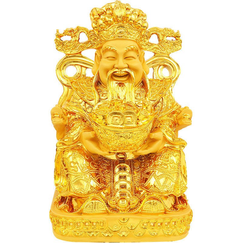 Civil God of Wealth Ornament Sand Gold Home Decoration