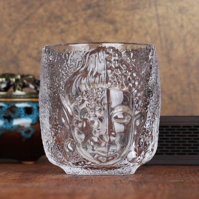 Chinese Style Yinian  Crystal Glass Tea Cup