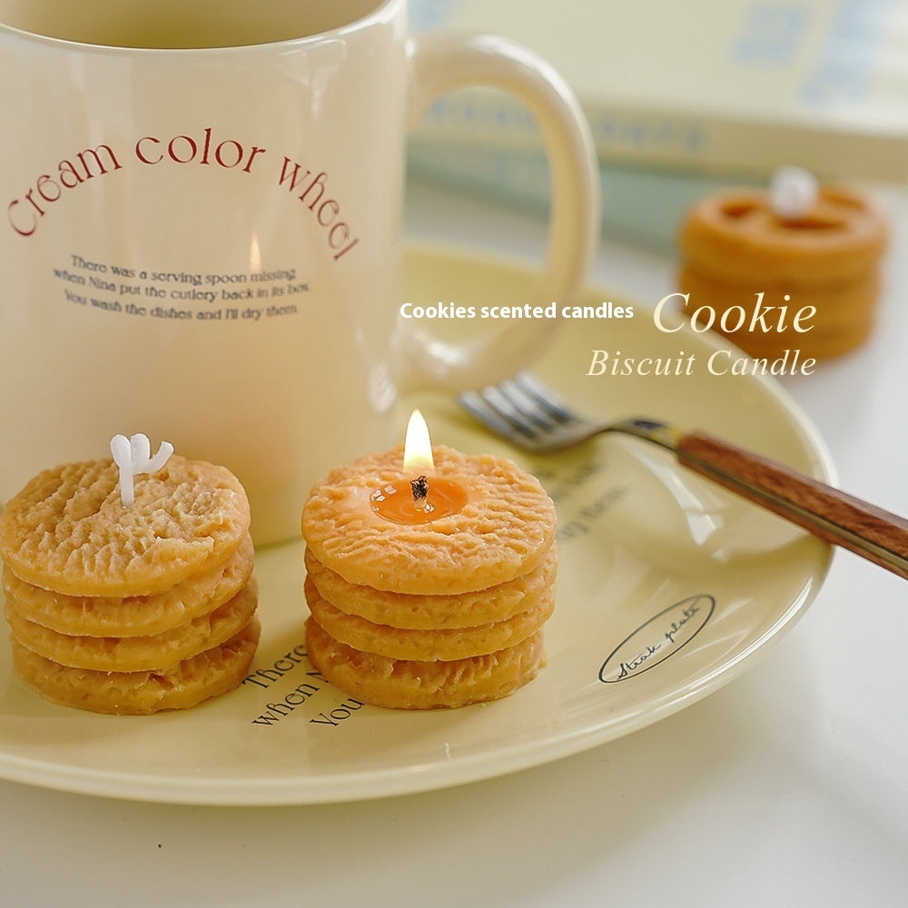 Simulation Dessert Cookies 4-Pack Scented Candles