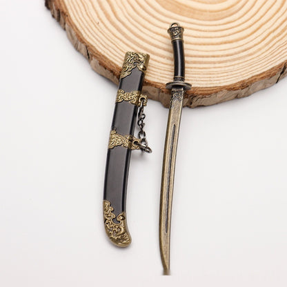 Chinese Ancient Famous Sword Mini Keychain