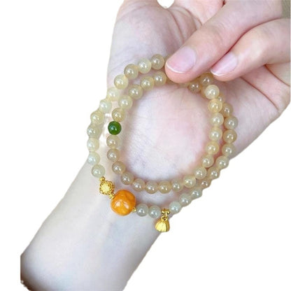 Double Circle Beaded Bracelet Niche Exquisite Bracelet