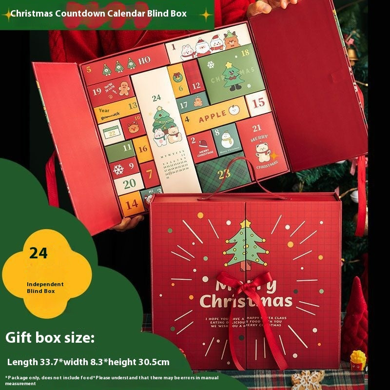 Christmas Birthday Box Blind Box Gift Diy Children Countdown Calendar Gift Box Set