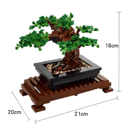 Assembling Building Blocks X19004 Bonsai Ornaments