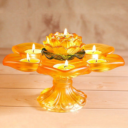 Pure Copper Butter Lamp Holder For Buddha Worship