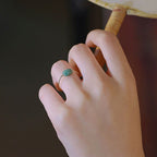 Ran Jade Bead Diy Design Fashion Ring
