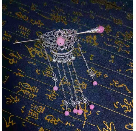 Long Tassel Top Clip Step Shake Ancient Costume Classical Accessories Hairpin