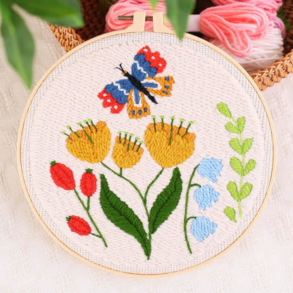 Handmade Embroidery Diy Poke Embroidery Material Package